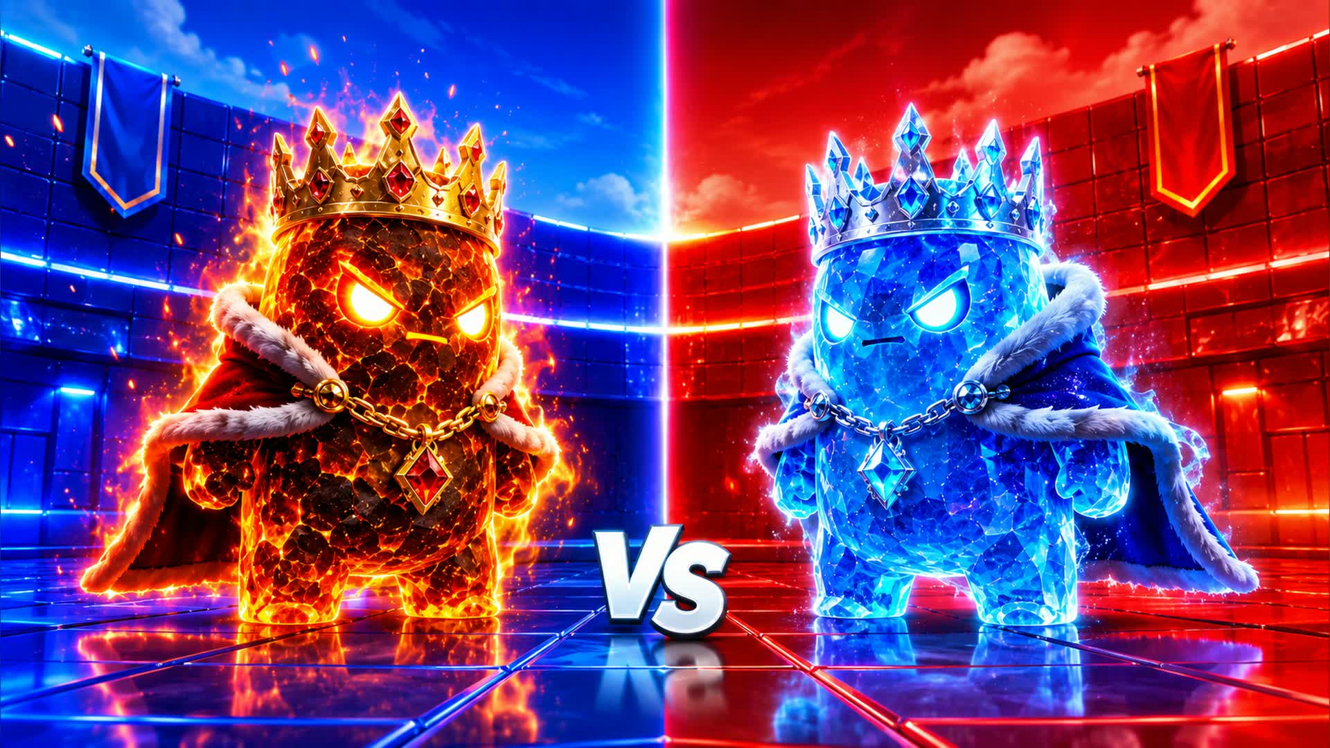 RED VS BLUE BLAZE CORE 🔴🔵