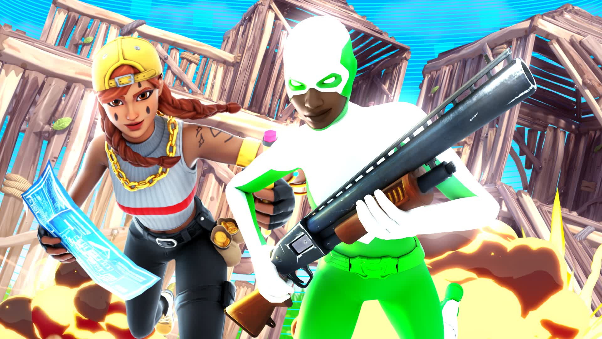 2V2 BATTLE ROYALE ZONE WARS 🌀