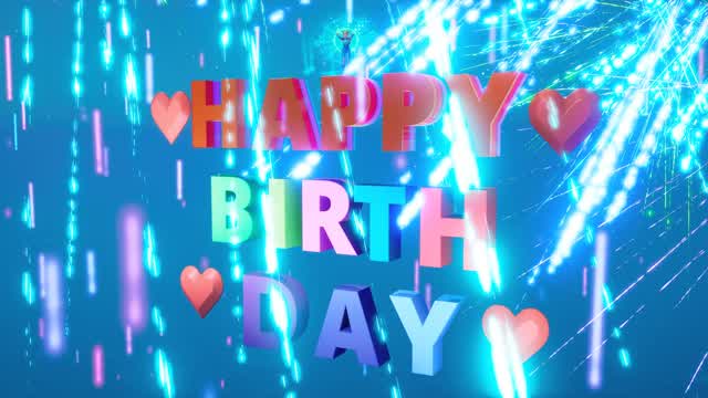 happy birthday お誕生日お祝いマップ