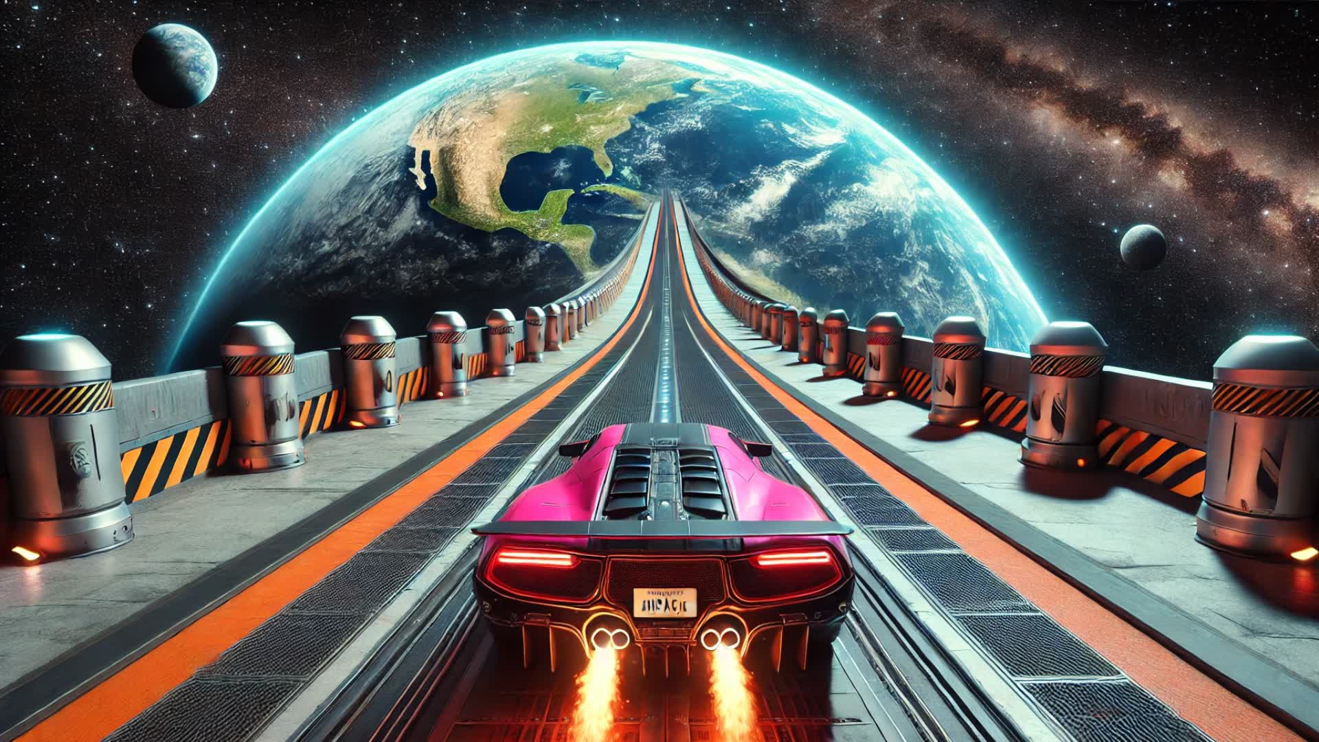 Space Mega Ramp Raceπ