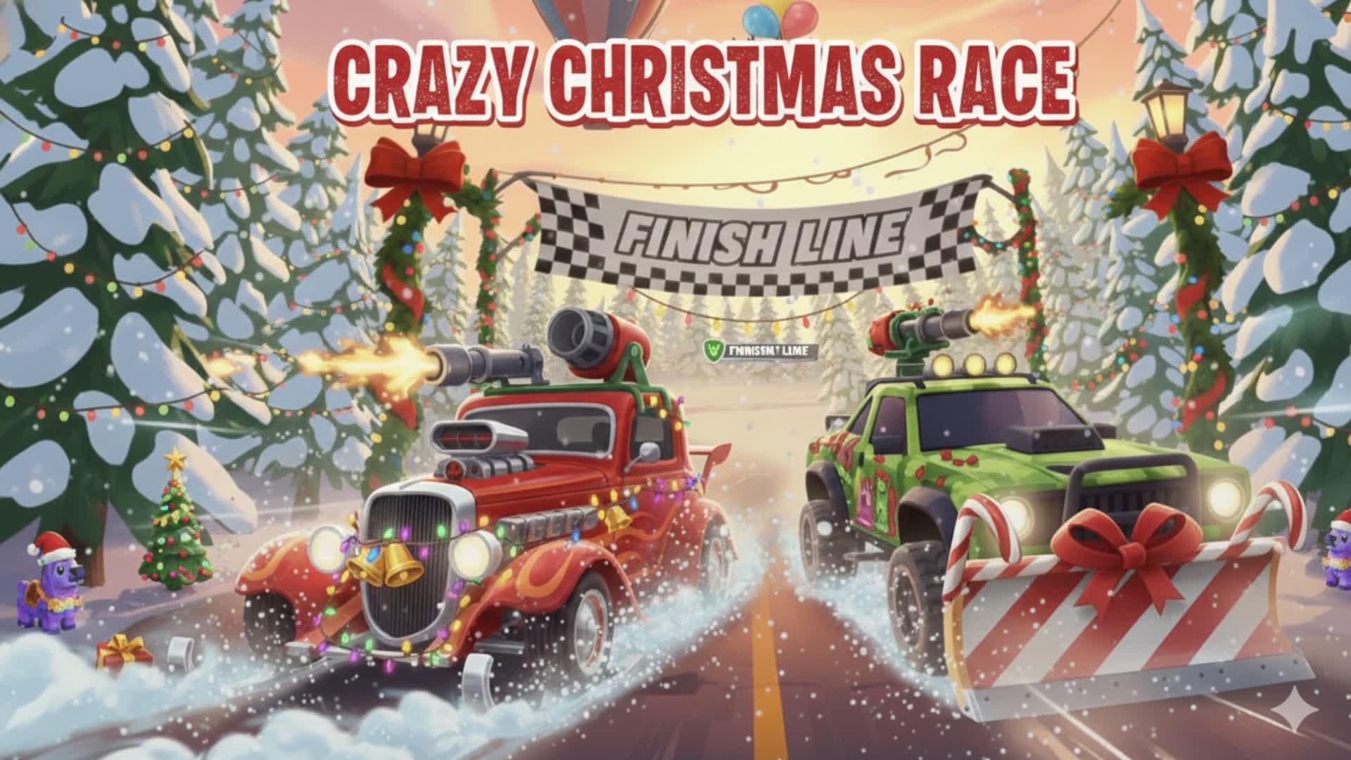 🎄CRAZY CHRISTMAS RACE!🎄🏎️