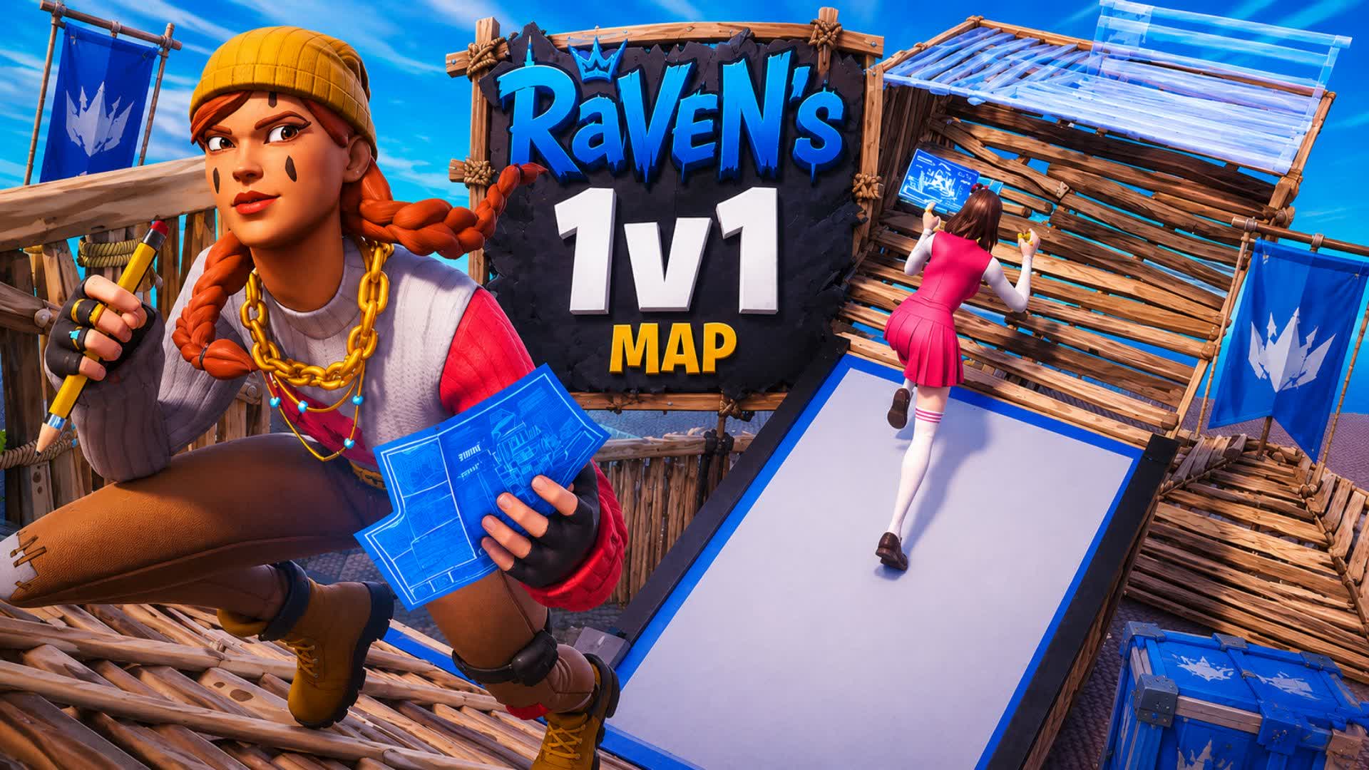 RaVeN's 1V1 Map — Fortnite island 4706-0077-5445 by Twitch WydRaVeNx