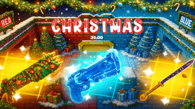 🎅 RED VS BLUE CHRISTMAS 🔴🔵🎄