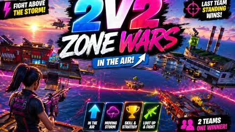 SKY ZONE WARS 2V2 🌩️ FIGHT IN THE AIR!