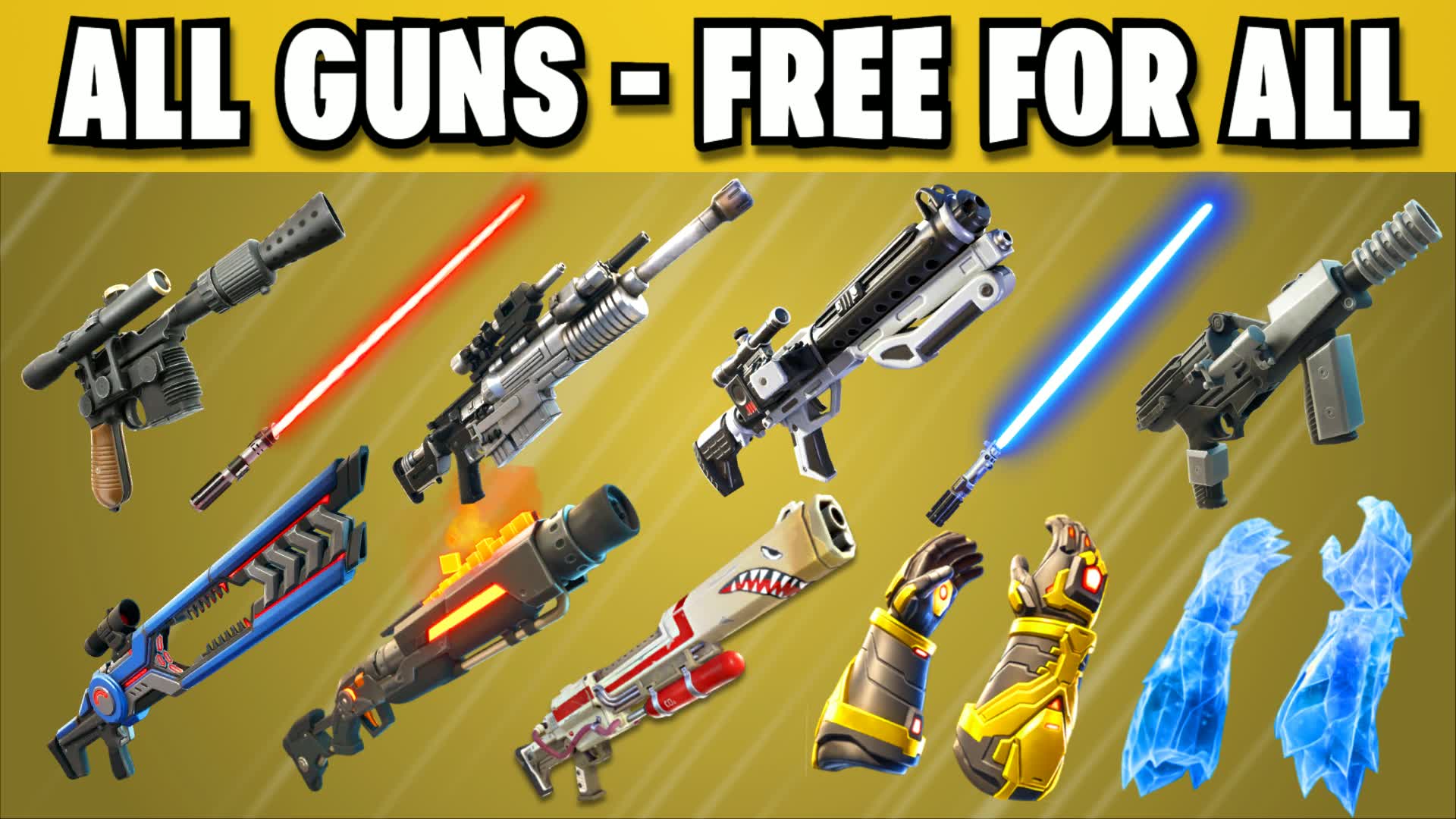 STAR WARS ⭐CRAZY ALL GUNS - FREE FOR ALL