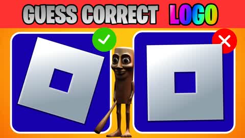 GUESS THE LOGO 🔍 FUN PARKOUR MINIGAME🧩