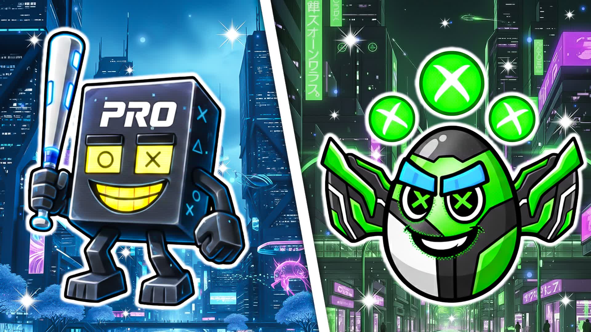 💚 XPOX VS PLAEYSTATION 💙