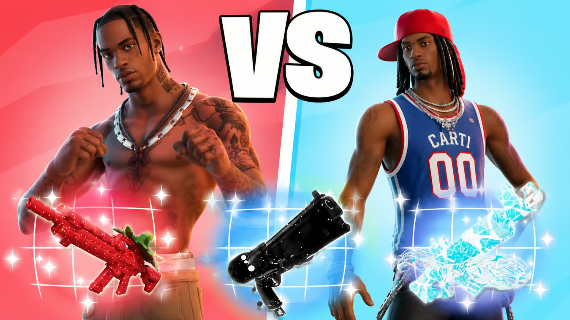 CRAZY RAPPERS RED VS BLUE 🔴🔵
