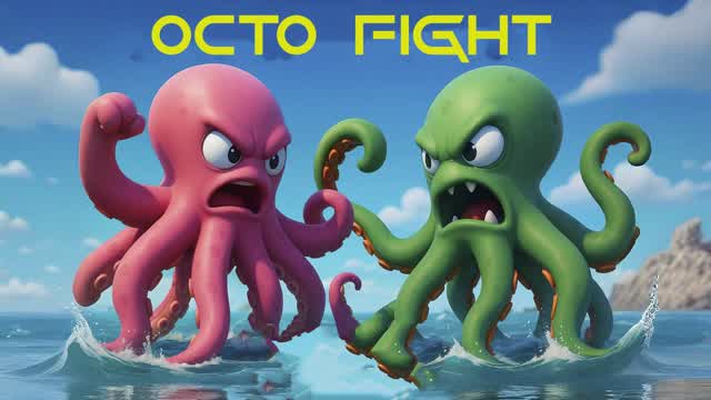 OCTO SQUID FIGHT 🦑 PULPO & CALAMAR 문어