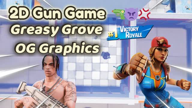🔫⭐2D GUN GAME🤩😱 💢Greasy Grove👿