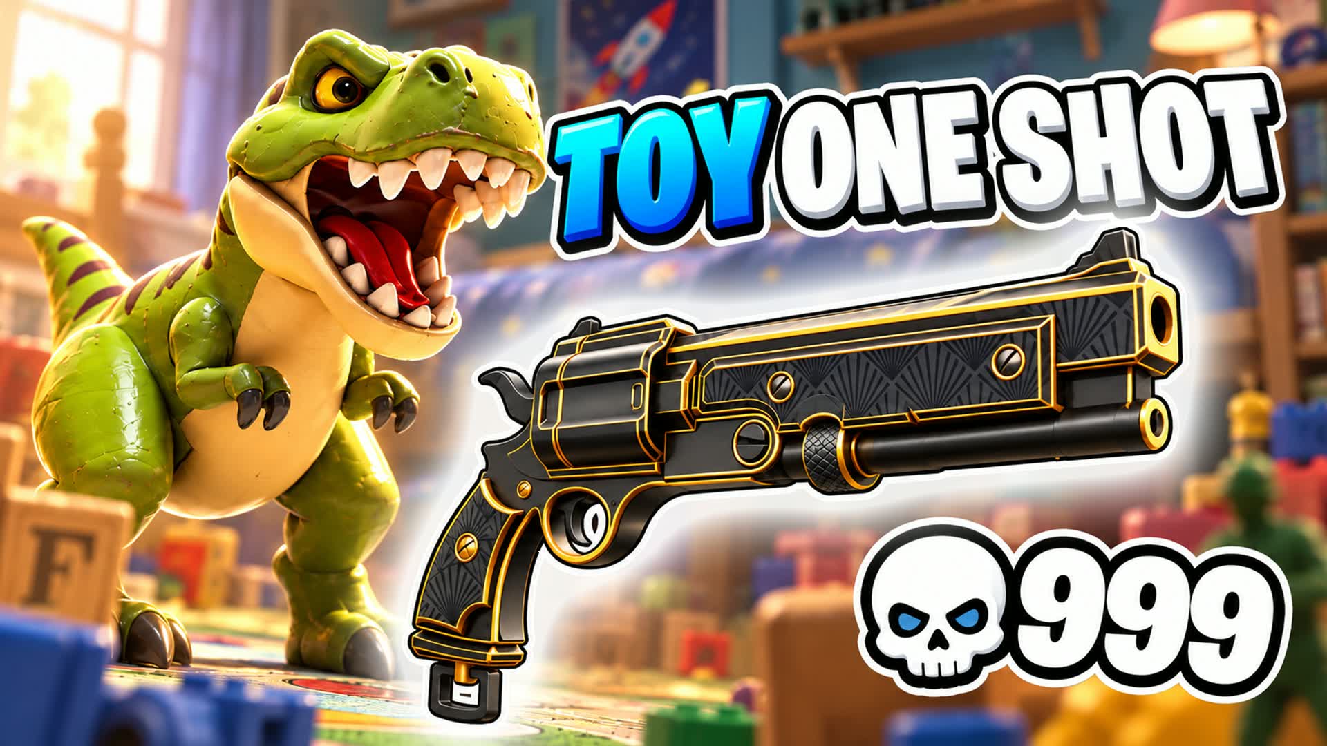 🦖 TOY ONE SHOT GUN GAME