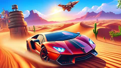 DESERT DRIVING 🌵 ALL WEAPONS SUPER FFA