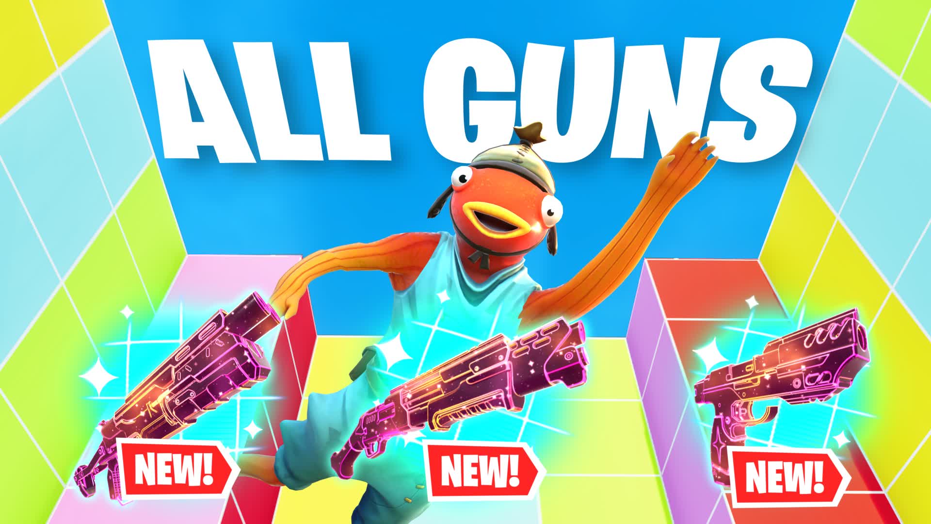 RAINBOW PIT 🎨 ALL GUNS