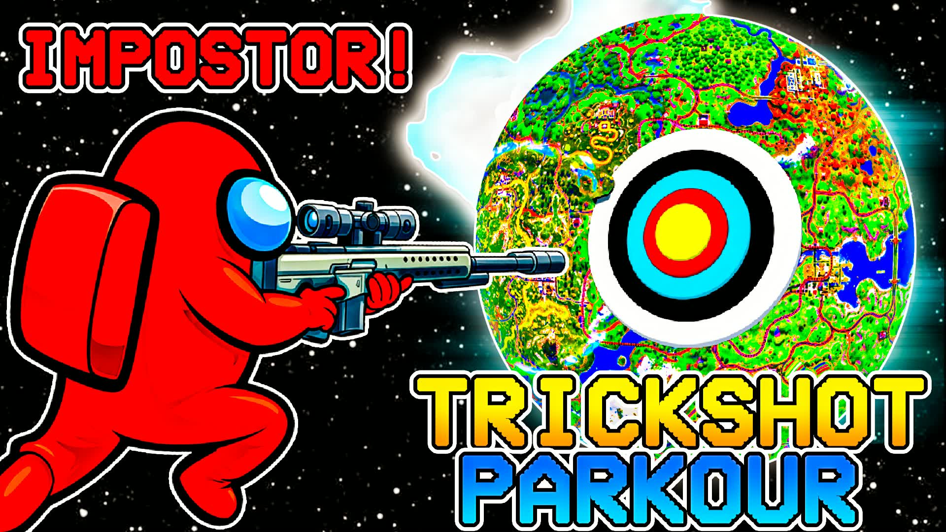 👽SPAZ TRICKSHOT PARKOUR🎯(125 LEVELS)