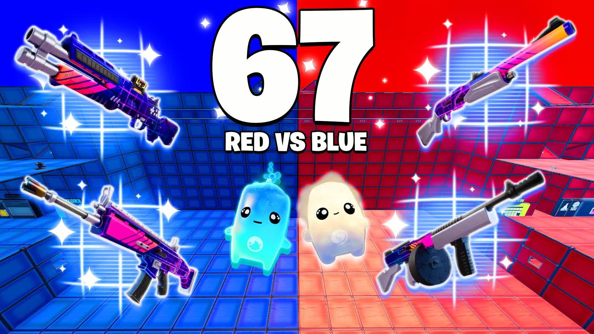 67 RED VS BLUE 🔴🔵 (SIX SEVEEEN MEME)