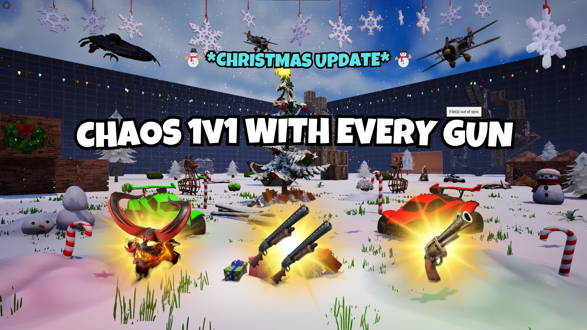 CHRISTMAS 1v1 WITH EVERY GUN ⛄