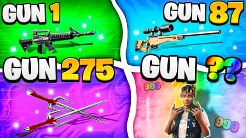 🎵999 JUICE WRLD GUN GAME⭐️ ONE SHOT 🤩