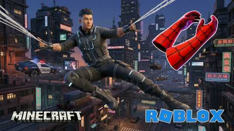 SPIDERS CITY AMAZING RED VS BLUE🚗