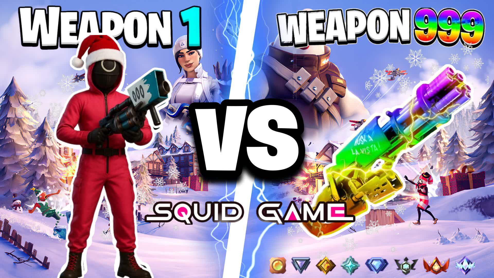 🦑Super Squid Gun Game☃️Winter One Shot