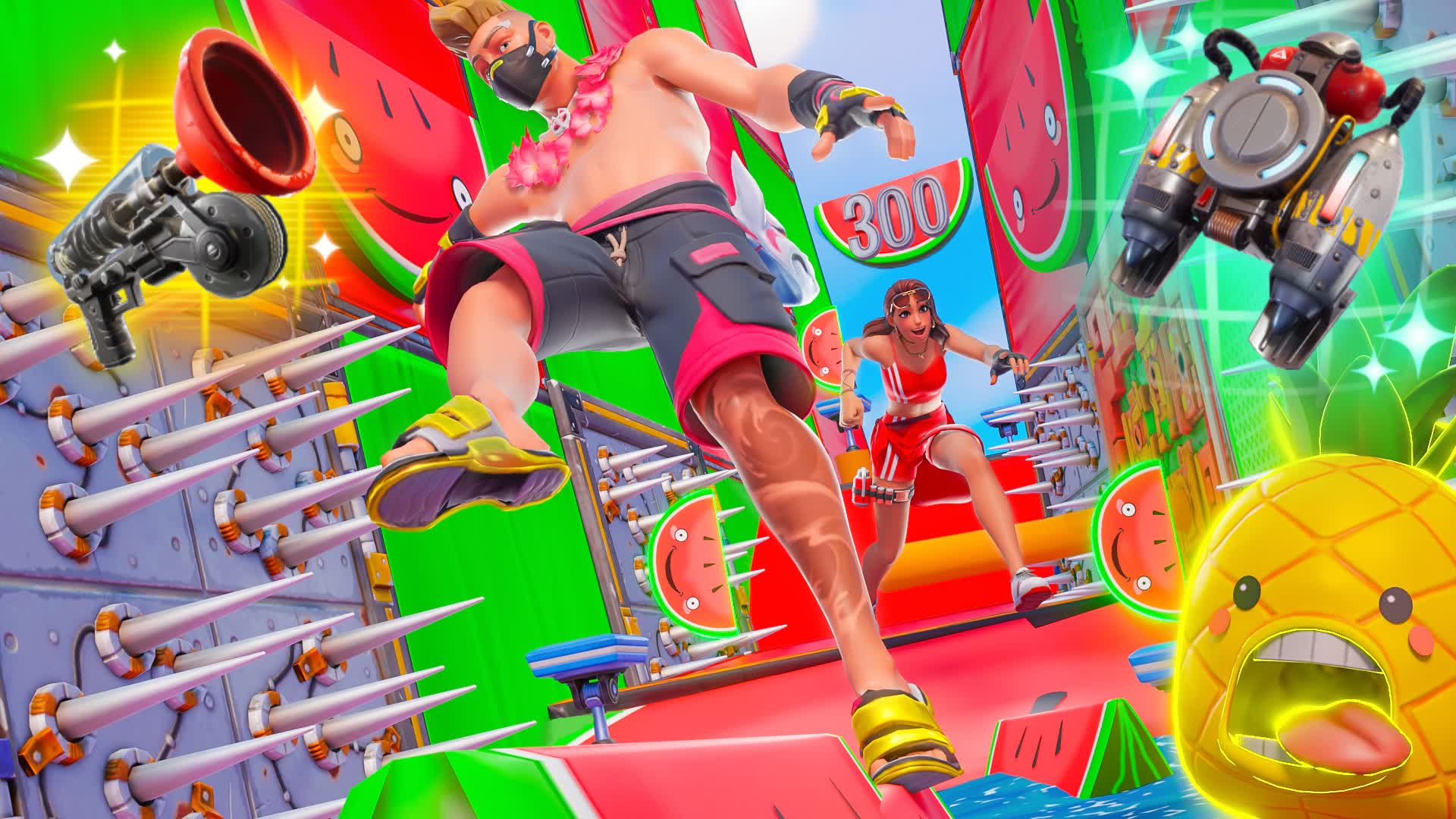 🍉Watermelon Parkour 300+