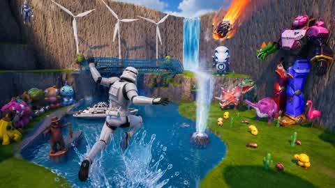 Adventure City—it's all about fun here.