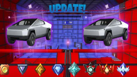 🚗CYBERTRUCK RED VS BLUE🔴🔵