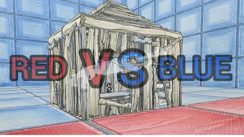 red vs blue scrim