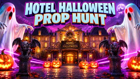 HOTEL HALLOWEEN PROP HUNT / CACHE CACHE