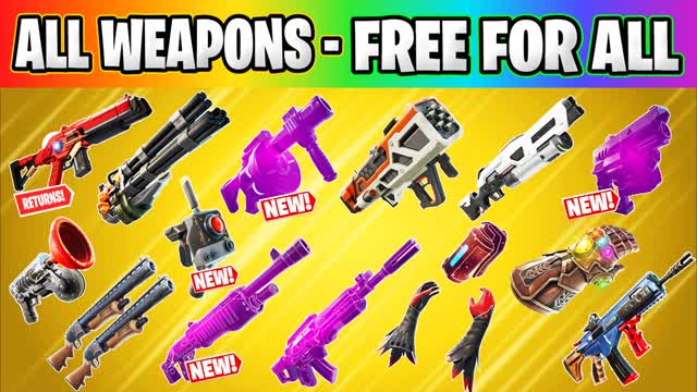 ALL WEAPONS FREE FOR ALL🔫- جميع الاسلحة
