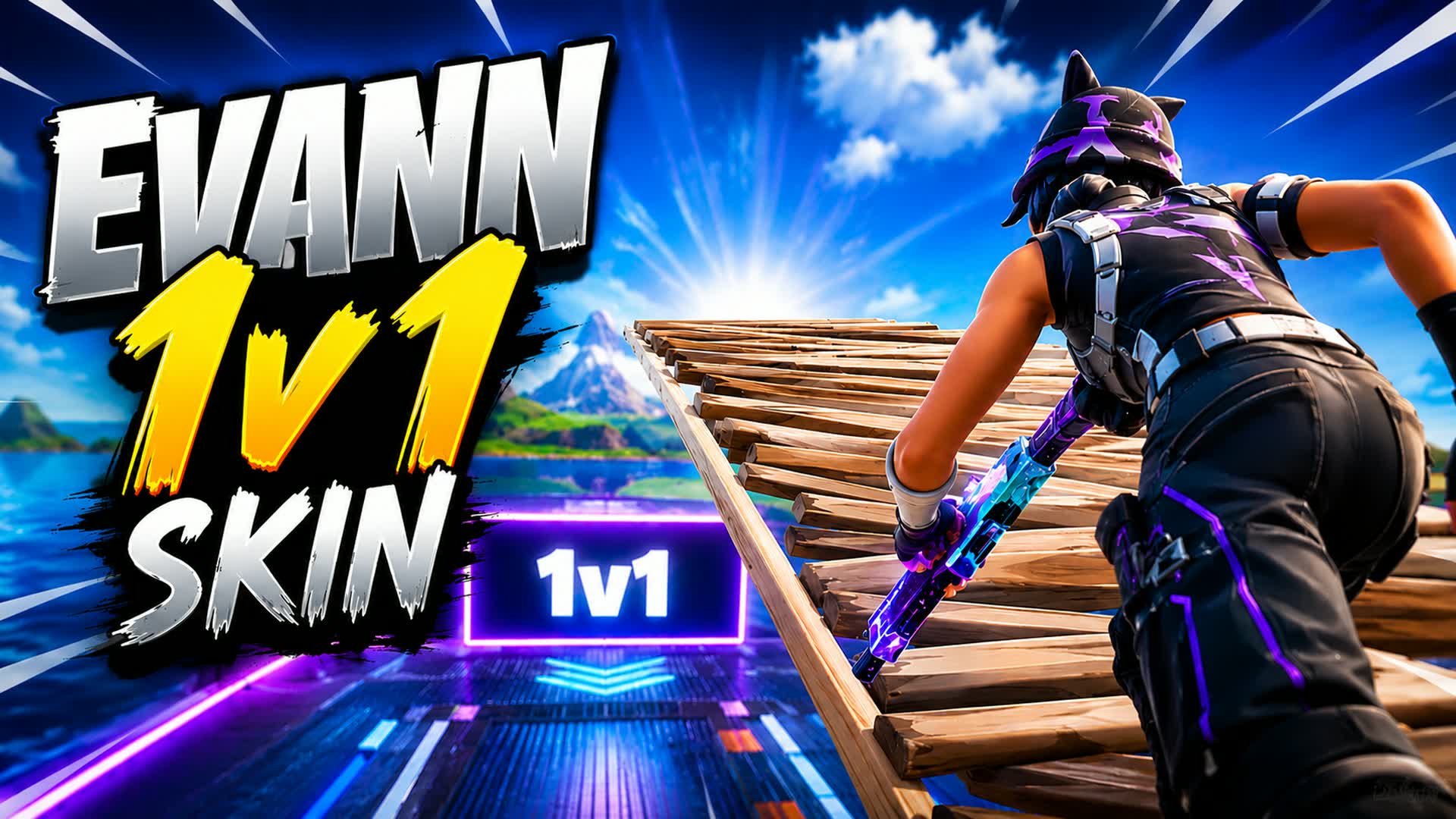 1v1 skin map