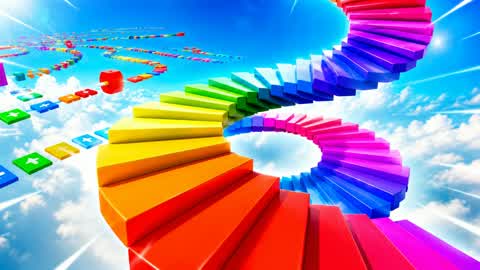 FALL GUYS MEGA OBBY PARKOUR   🌈