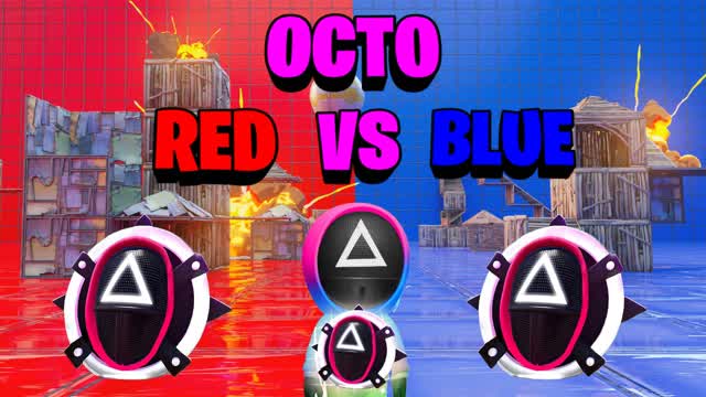 🐙OCTO 🔴 RED VS BLUE 🔵🐙