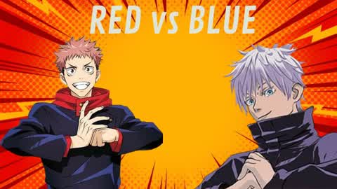 BLUE vs RED PYRAMID ZERO BUILD