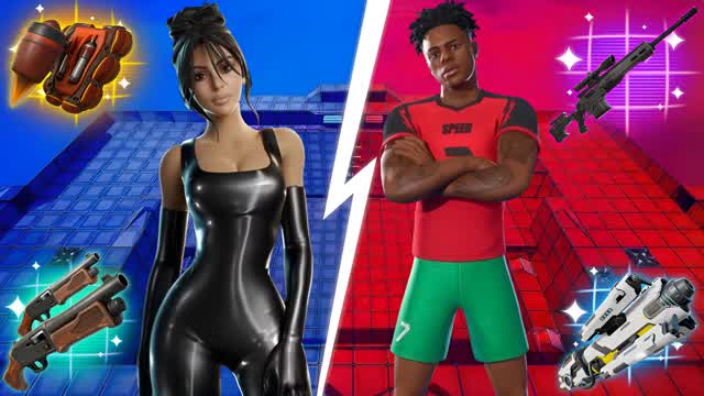 GOAT RED VS BLUE - ALL GUN🔴​🔵​