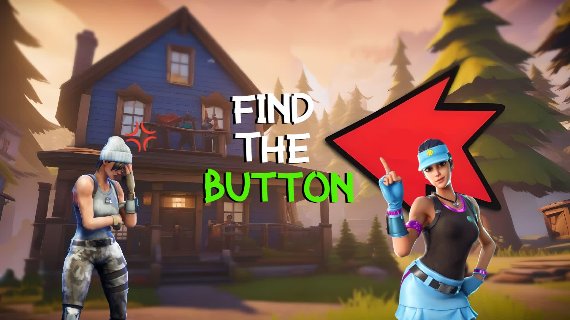 FIND THE BUTTON🔍 057858294160 by itsarc Fortnite