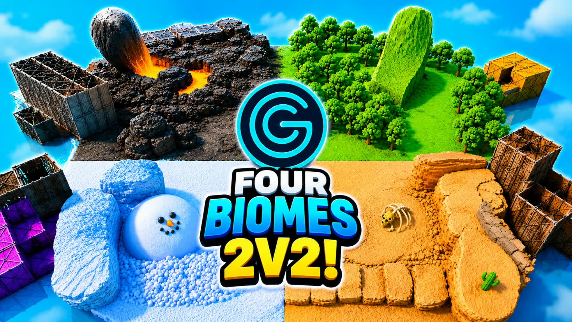 Four Biomes 2v2!