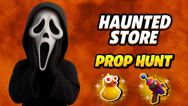 HAUNTED STORE PROP HUNT 🎃