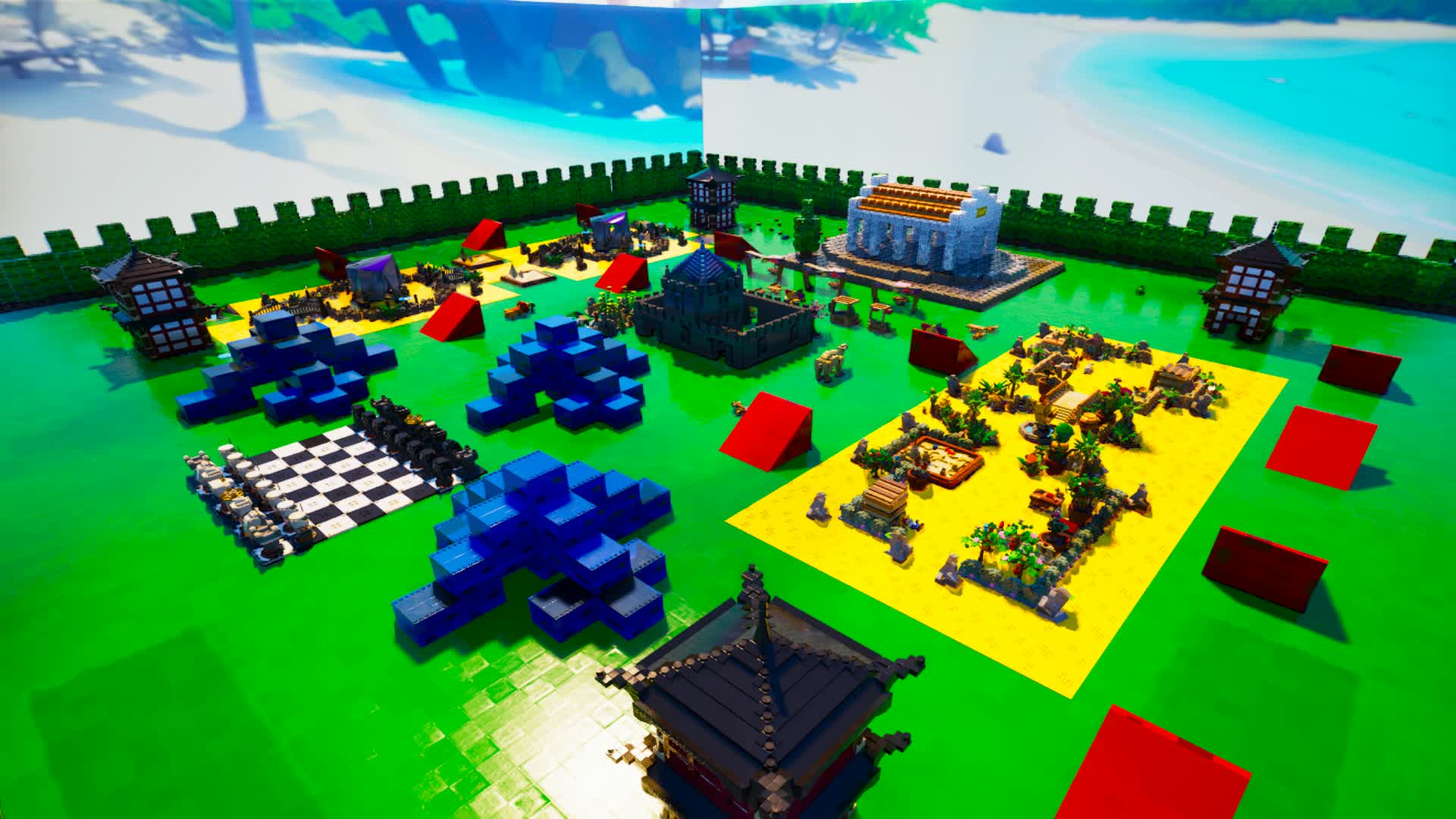 4 PLAYERS PVP AND PVE ARENA