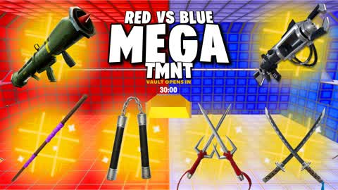 TMNT RED VS BLUE MEGA 🔴🔵