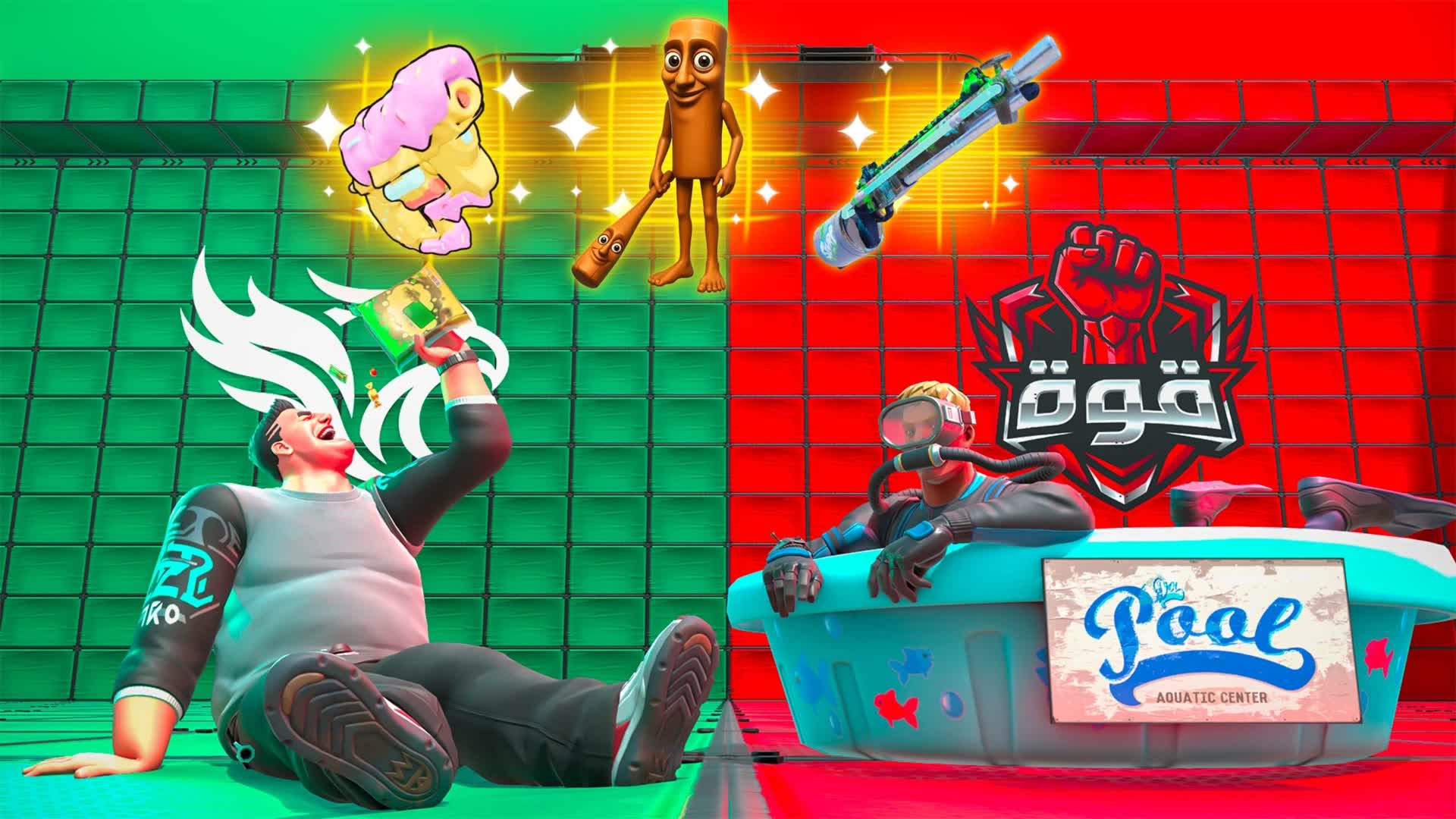 RED VS GREEN | 🦅القوة 🔥ضد الصقور