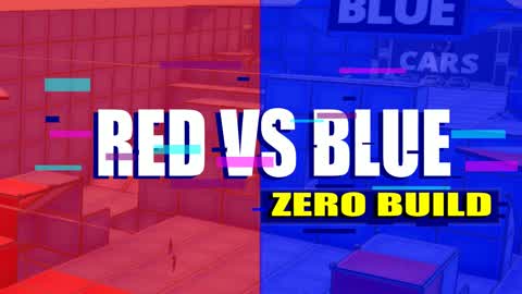 🔴 RED VS BLUE ZB RANKED ZERO BUILD 🔵
