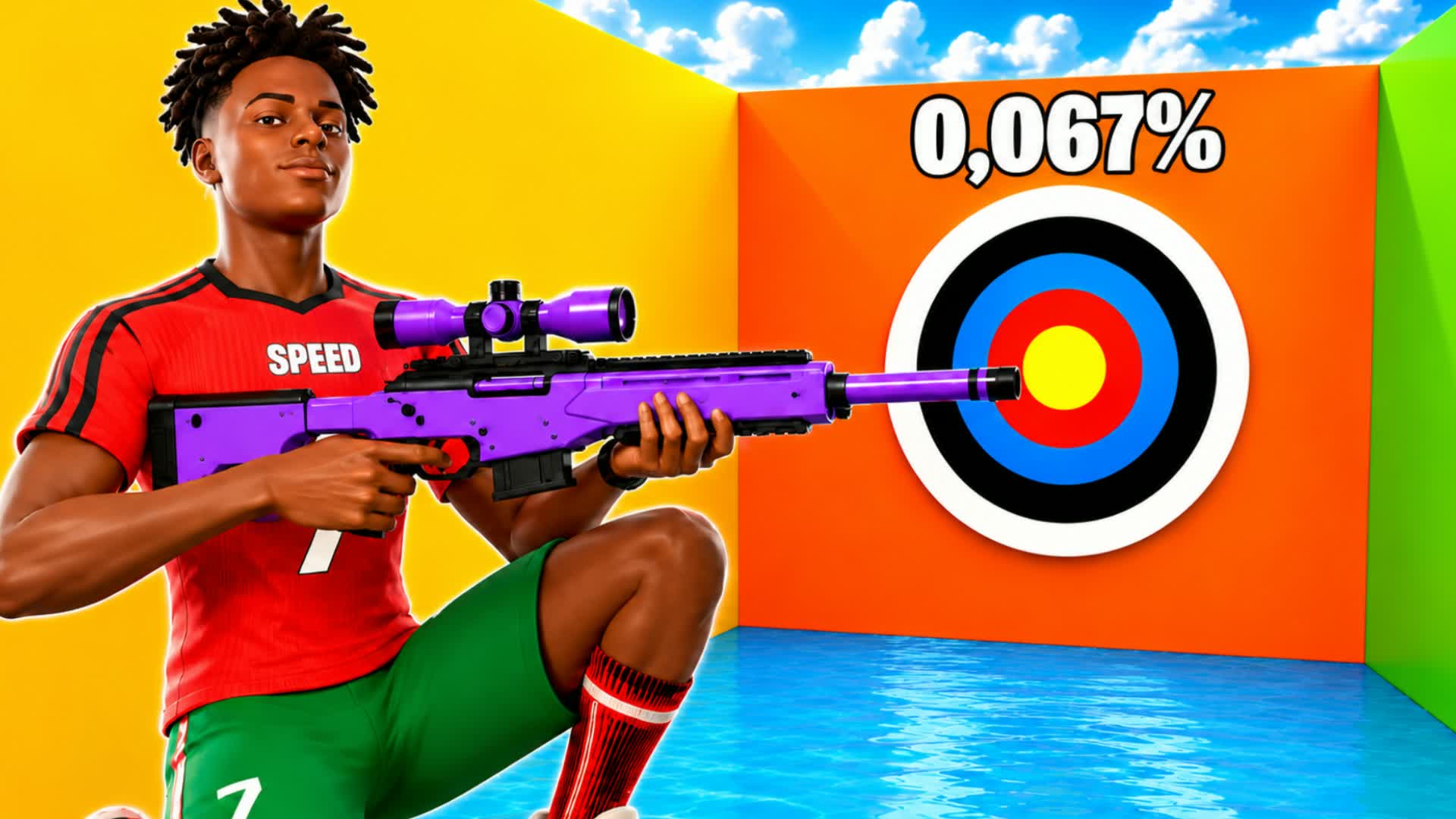🌩️🏃 THUNDER TRICKSHOT PARKOUR EASY 💎