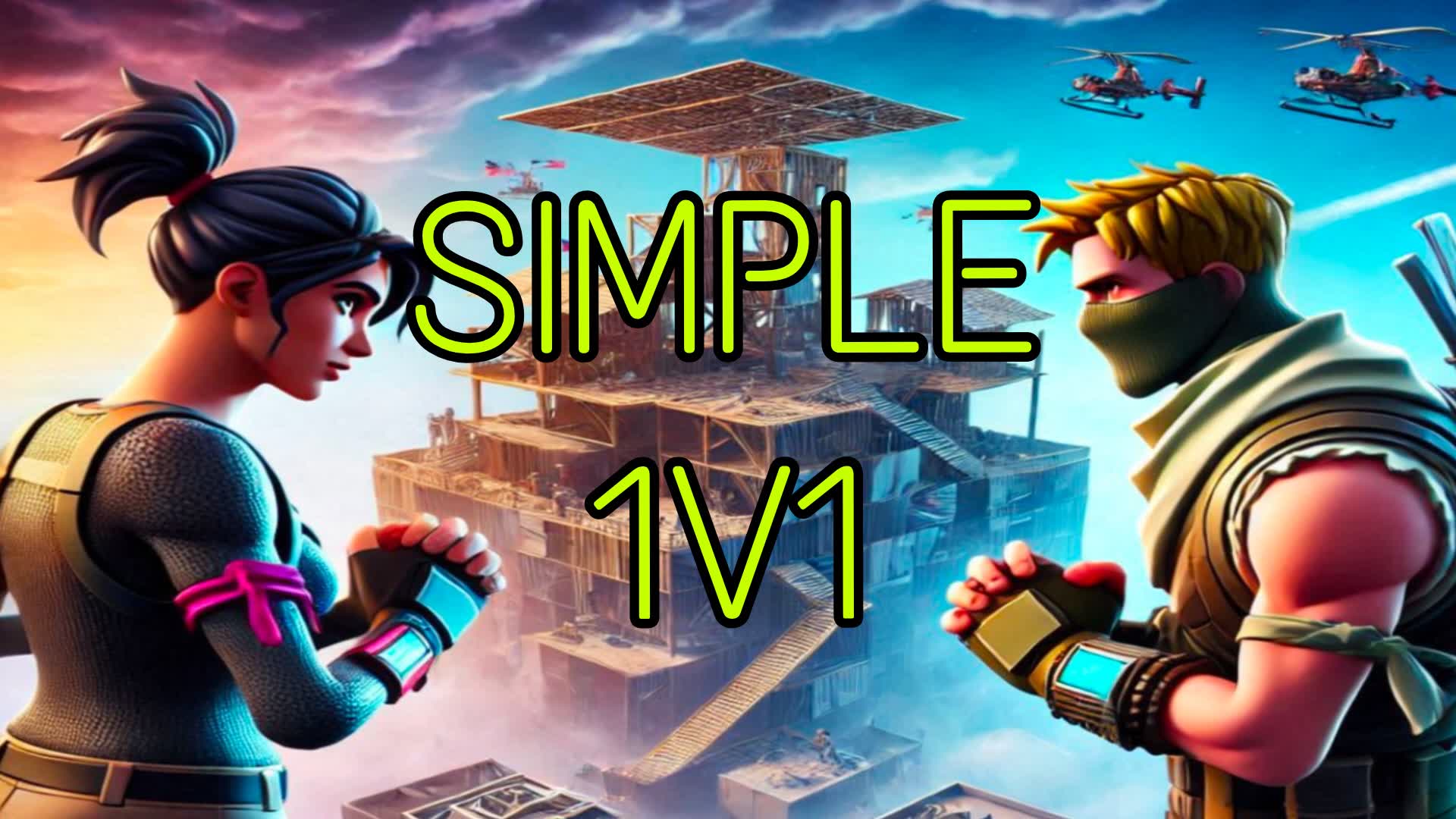 Simple 1v1 Build Fights