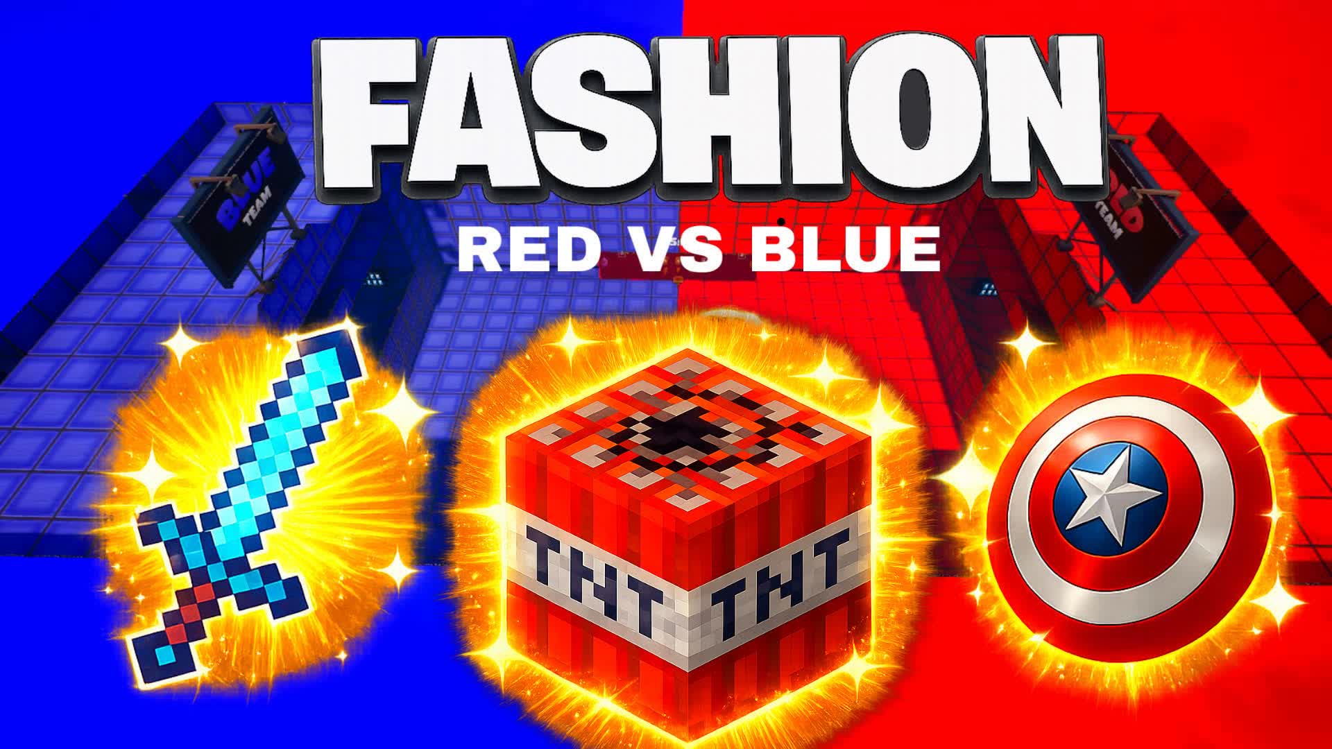 ファッションレッド対ブルー🔴🔵ファッションショー