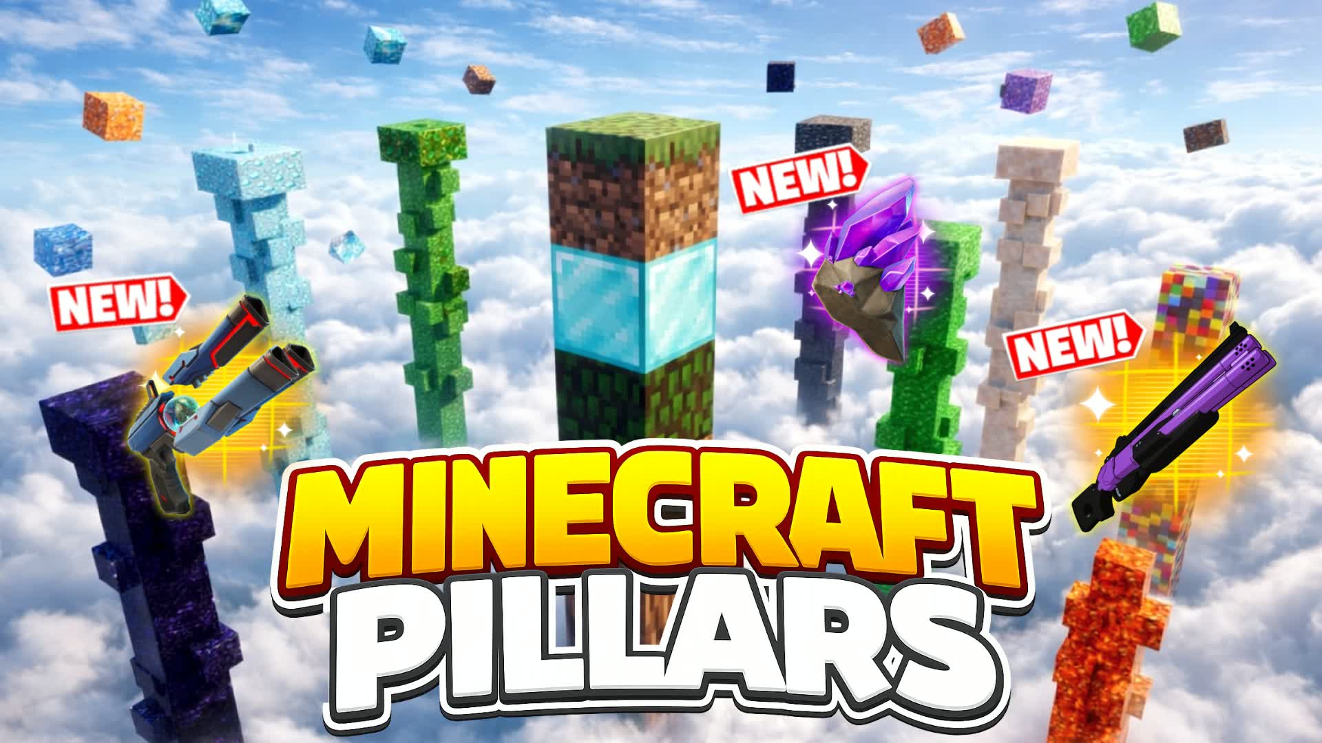 MINECRAFT PILLARS pilers pilars pillers