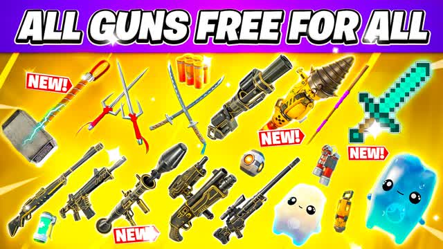 TMNT⭐ALL WEAPONS 🔫 FREE FOR ALL