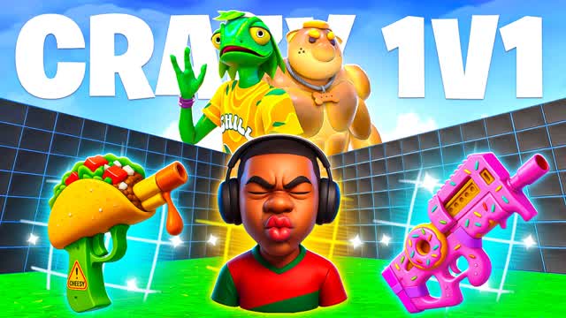 CRAZY 1V1 FFA - ALL GUNS & RIDES