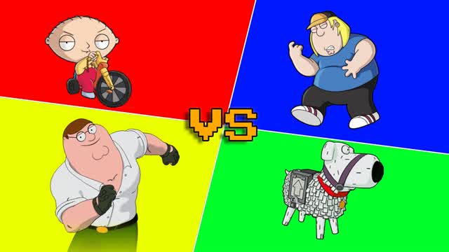 FAMILY GUY ZONE WARS 4v4v4v4 *NEW LOOT*
