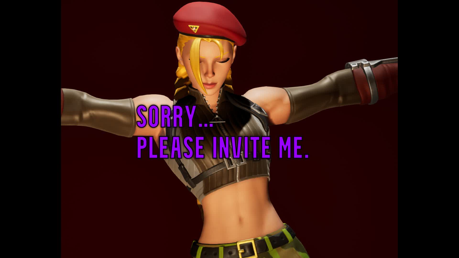 ロビーで待っているので、招待をお願いします。