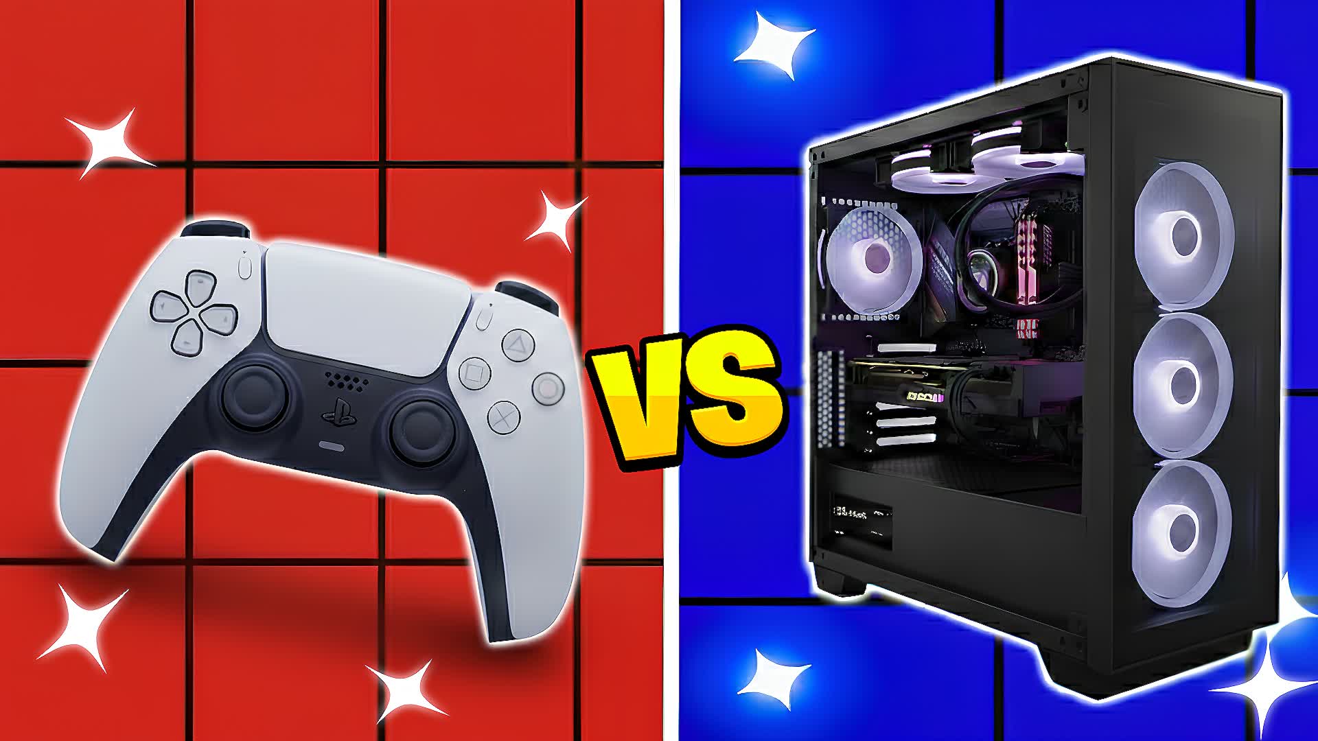 PC GAMER VS CONSOLE RED VS BLUE🔴🔵